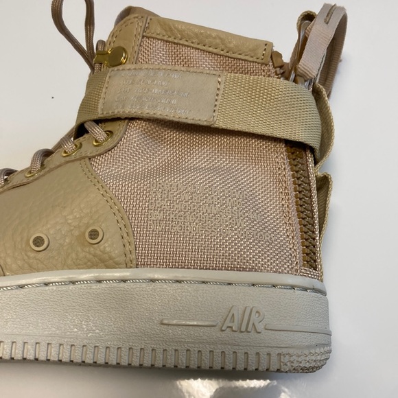 Nike Tan Gold Ankle Booties with Suede Finish - Picture 6 of 6